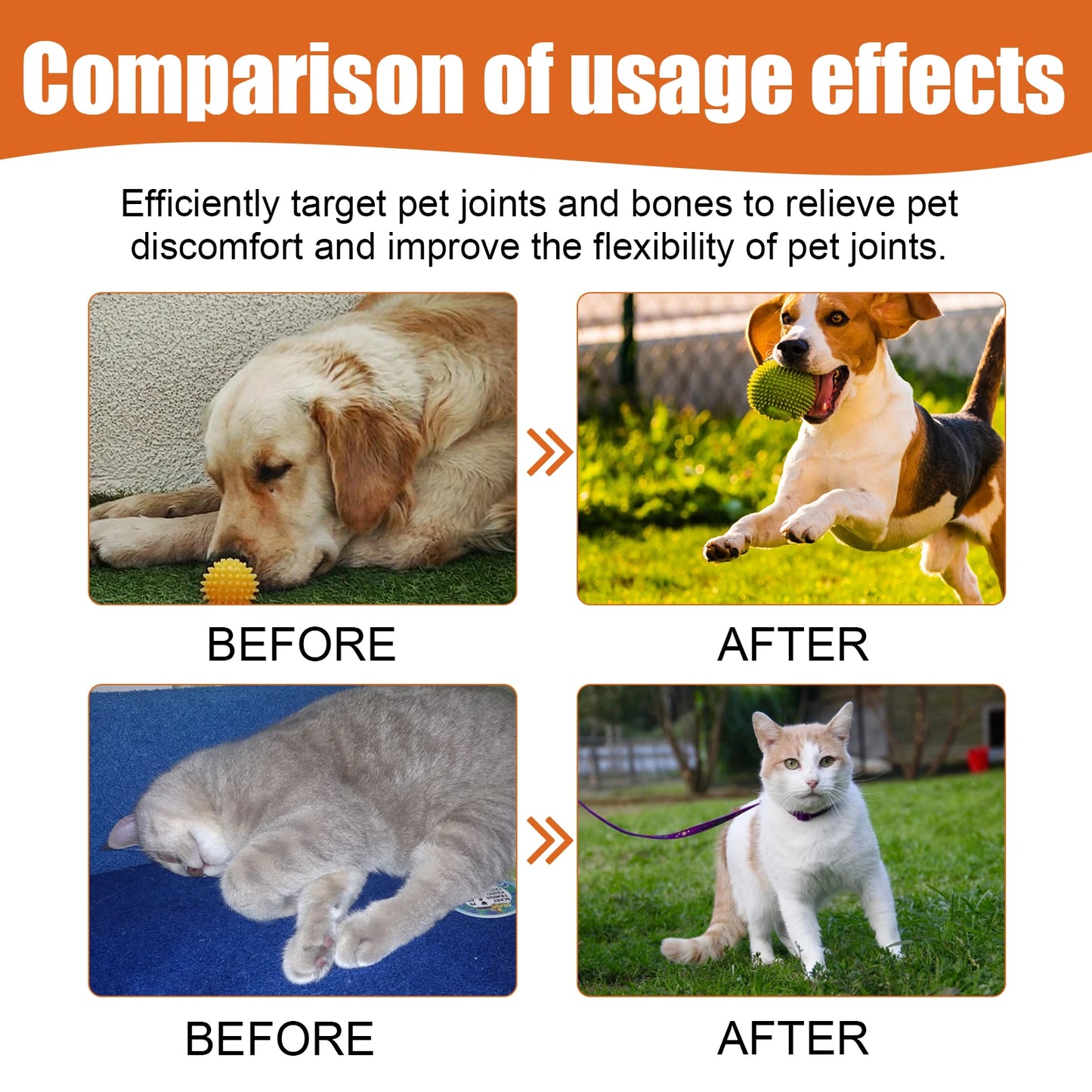 YEGBONG Pet Bee Venom Water Saving Cats Dogs Relieve Joint Pain