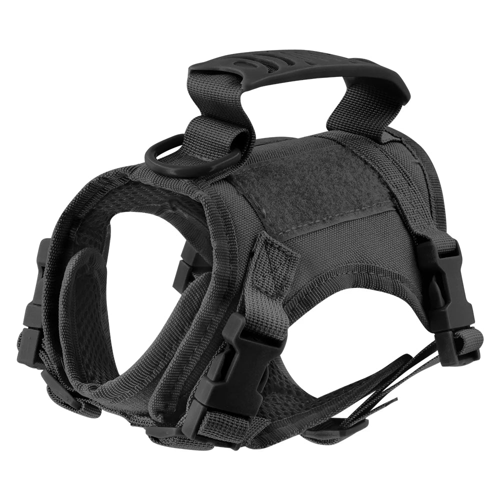 Tactical Cat Harness Leash Adjustable Puppy Vest For Small Dogs