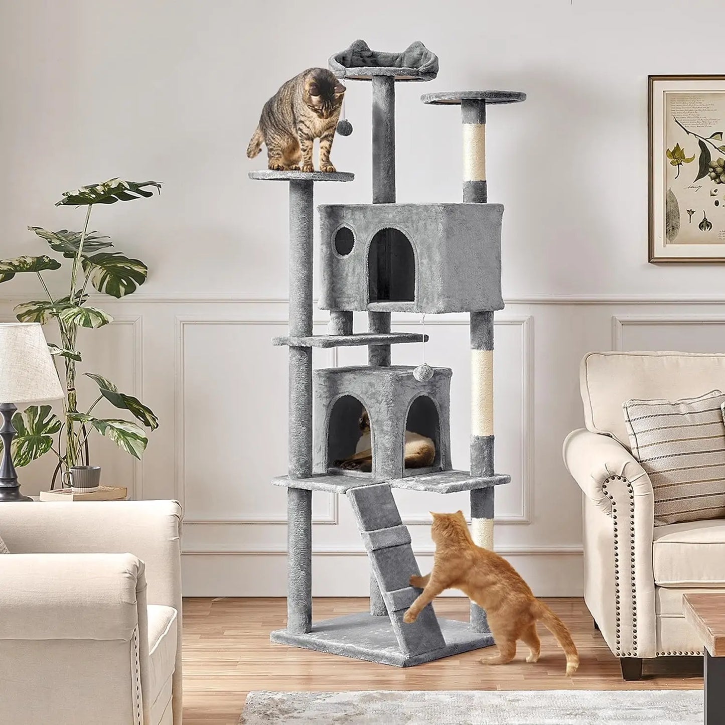 79in Multi-Level Cat Tree Indoor