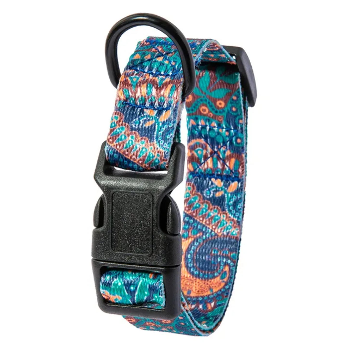 Stylish Adjustable Dog Collar and Leash Set for Pets