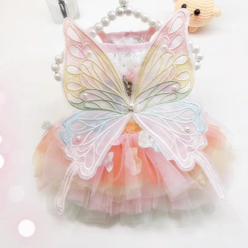 Cat Princess dress Puff Skirt for dog