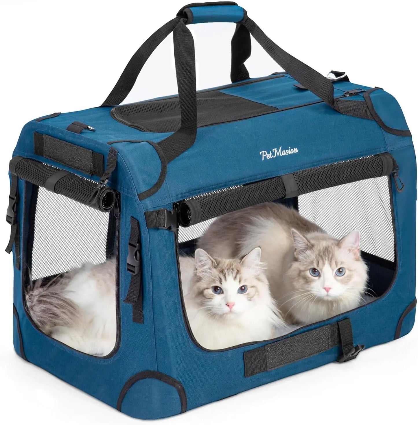 Cat Carrier for 2 Cats Collapsible Soft Sided XL Crate