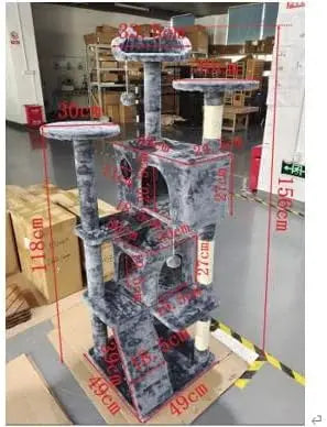 79in Multi-Level Cat Tree Indoor