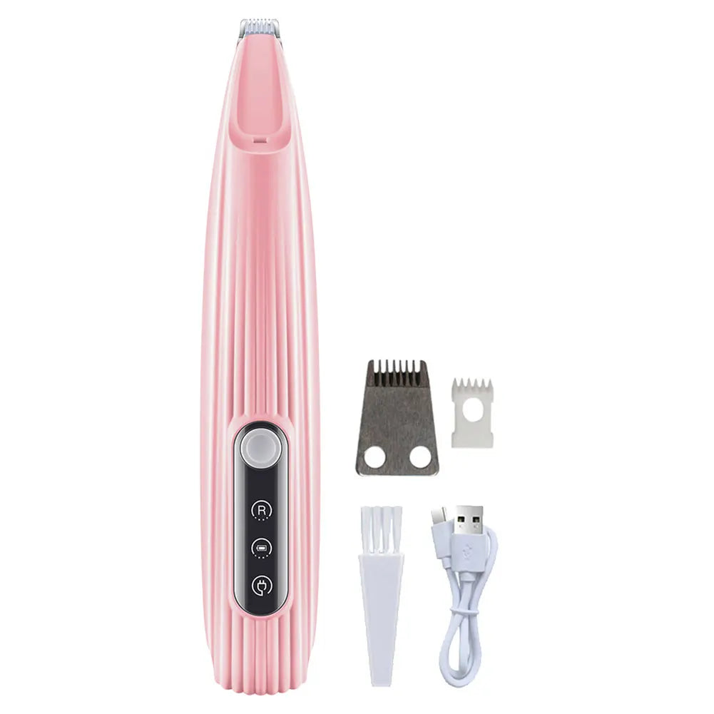 Cat Paw Trimmer Pet Grooming Shaver USB Rechargeable LED Display