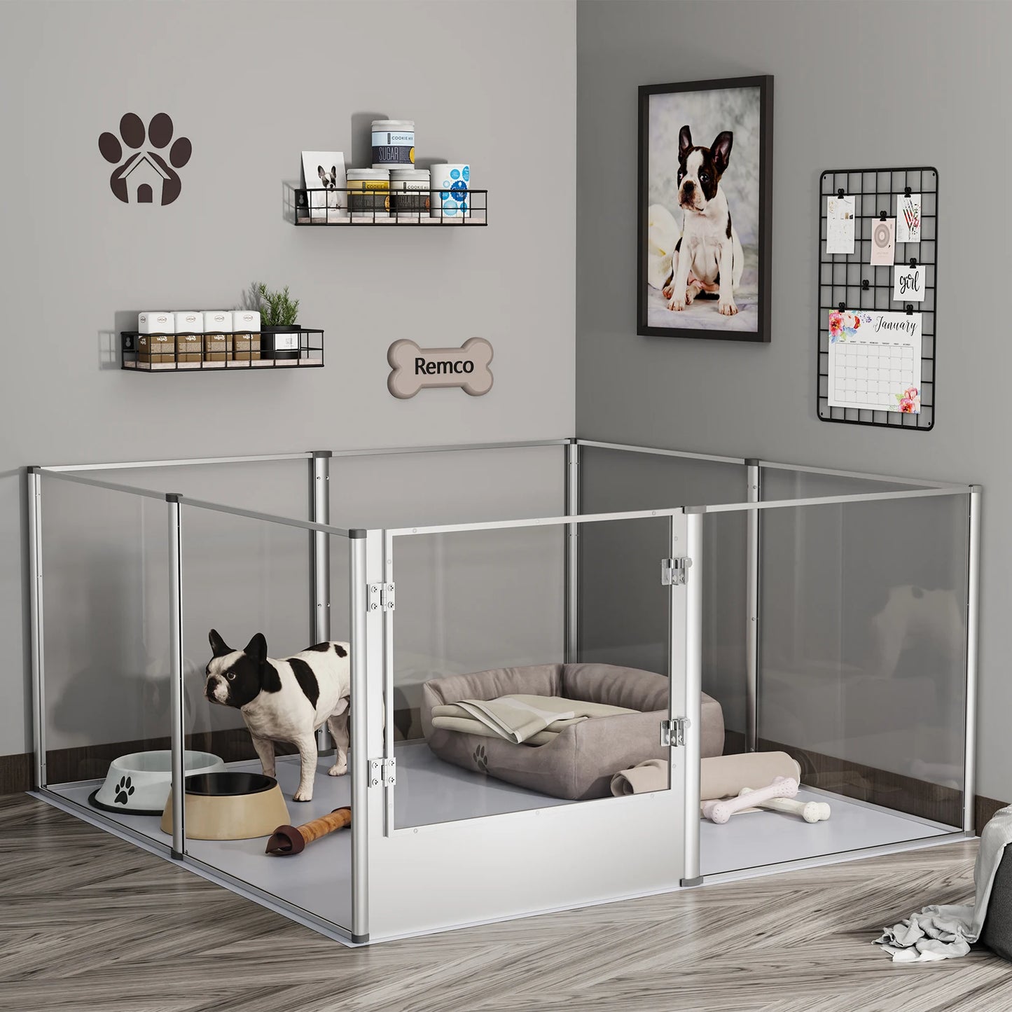 Acrylic Fence, Exercise, Waterproof Pad for Cats, Puppies