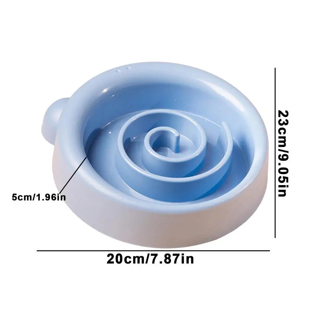 Anti Gulping Non-Slip Slow Eating food dish