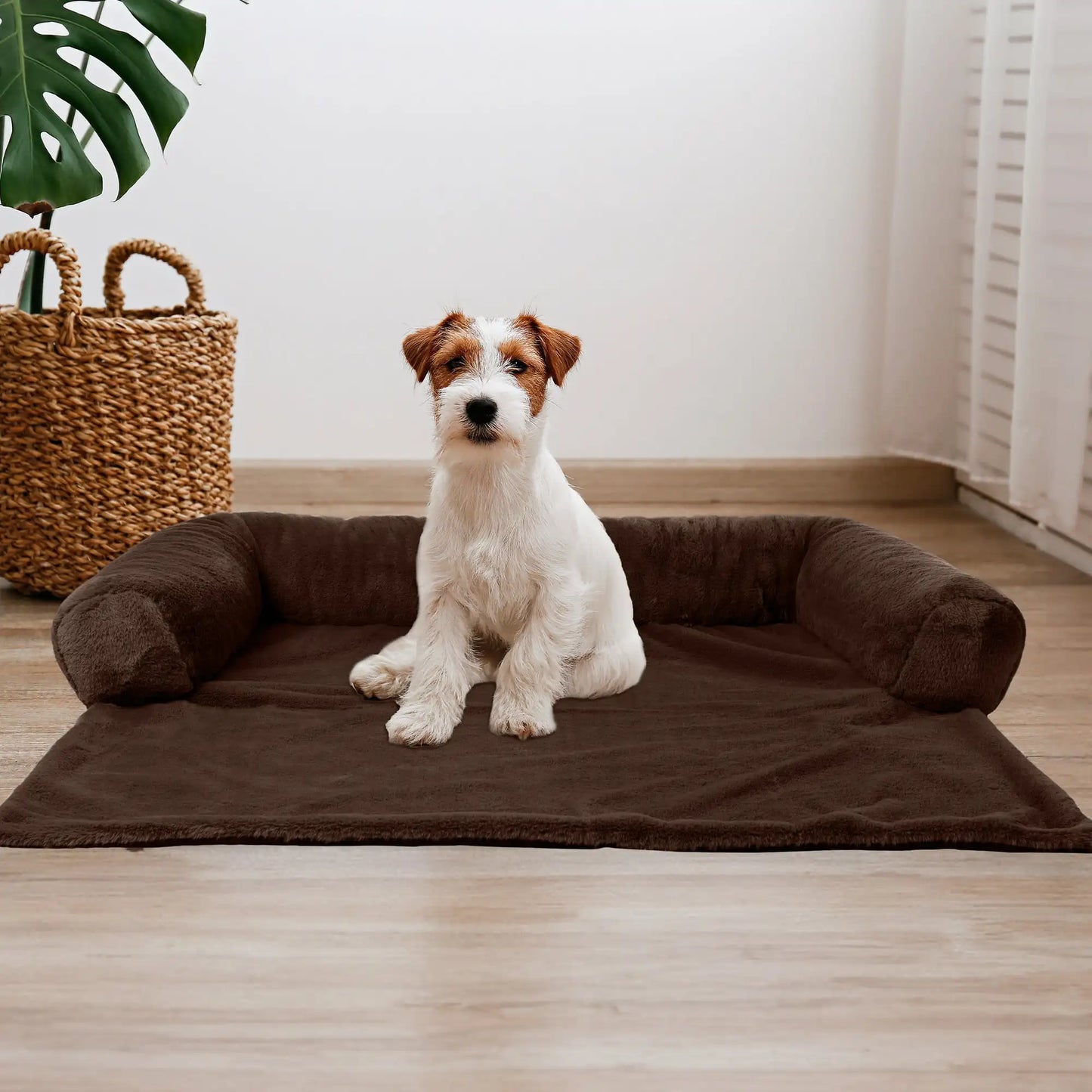 Dog Bed for Medium Pets - Plush Couch Covers for Dogs