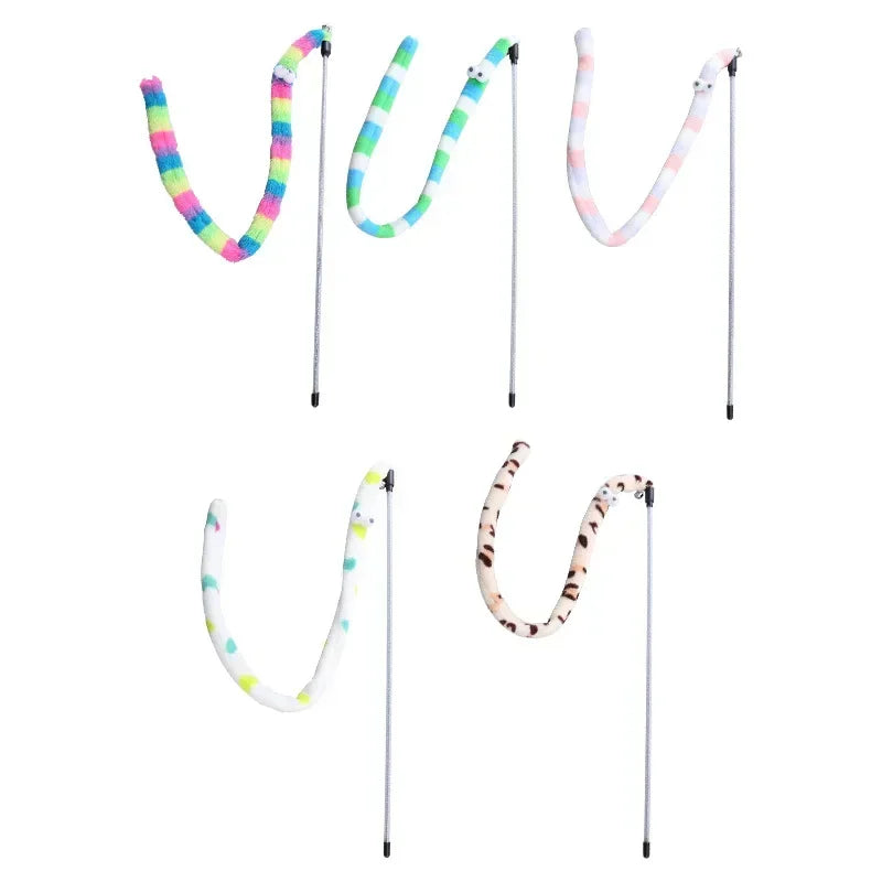 Cat Toy Feather Teaser Wand