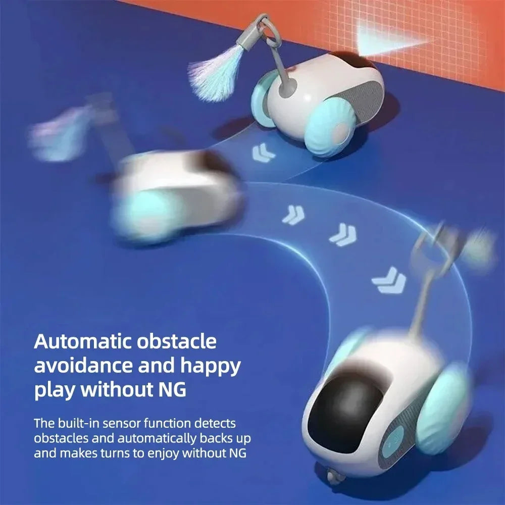 Automatic Rolling Remote Control Car Interactive Cats Toy