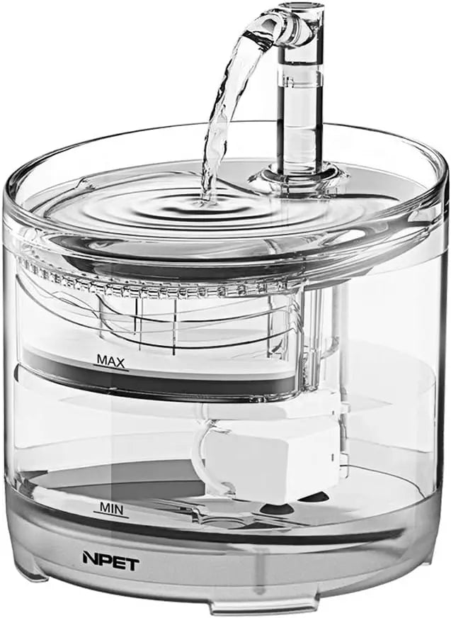 Cat Water Fountain 1.5L with Replacement Faucet Kit