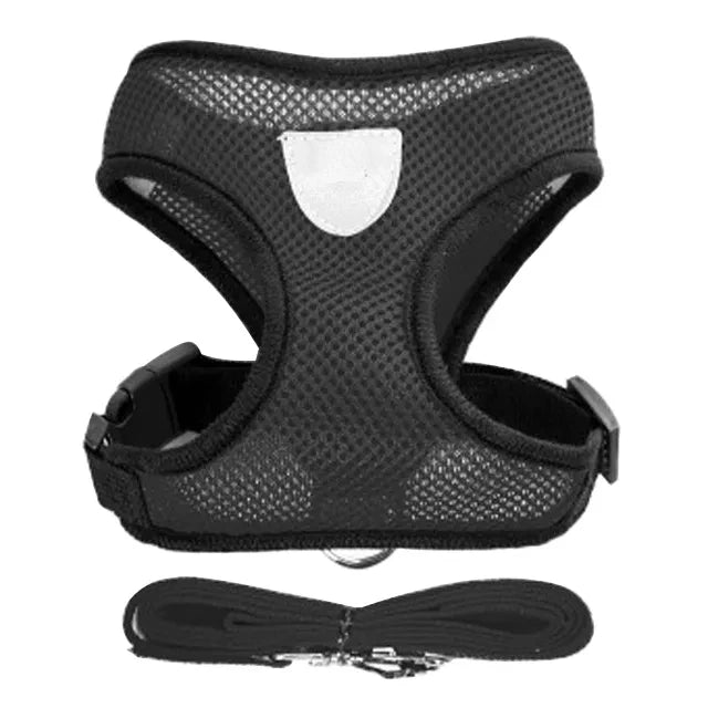 Adjustable Cat Dog Vest Walking Harness for Safe Outings
