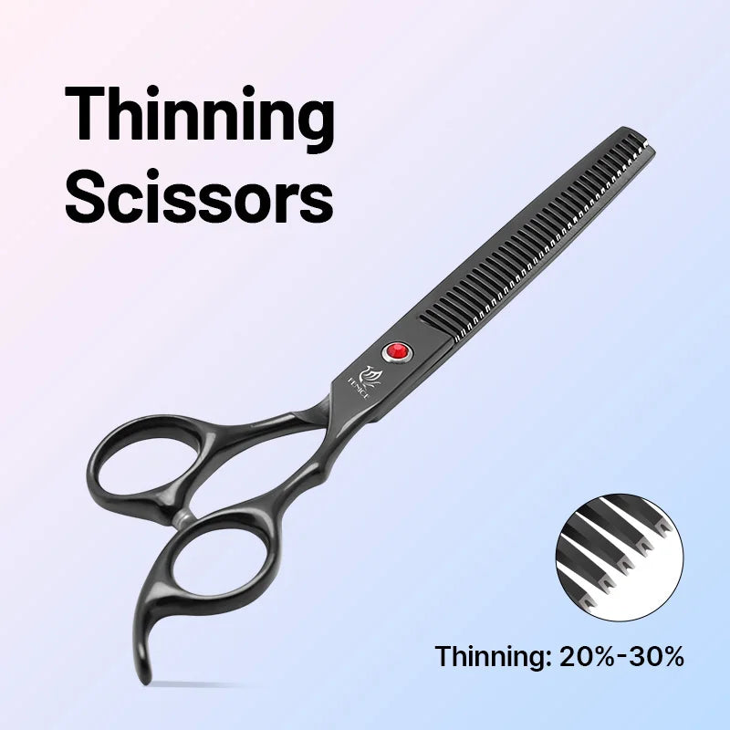 Fenice Classical Model Homeuse 9cr Steel 6.5/7.0 Inch Dog Grooming Shears Set