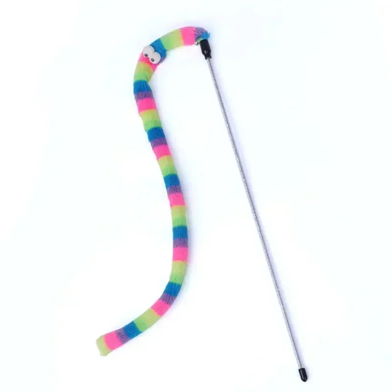 Cat Toy Feather Teaser Wand