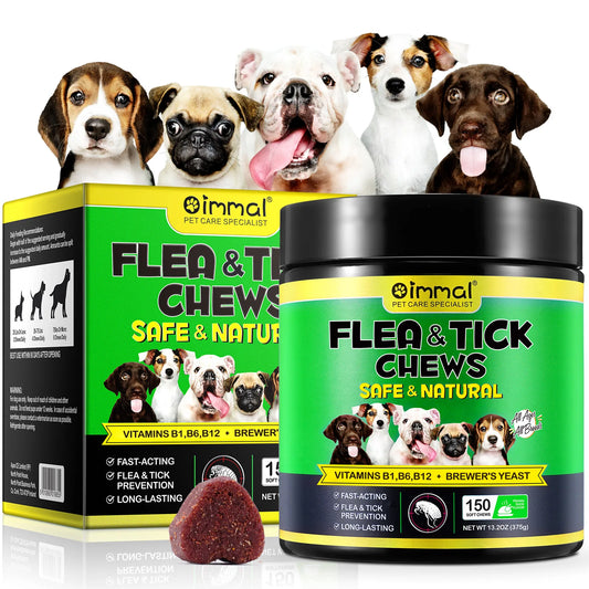 Flea and Tick Prevention 150 pcs Chewable Oral Flea Pills All Breeds & Ages