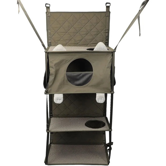 4-Levels Door Hanging Cat Climber Cat Window Hammock Tower