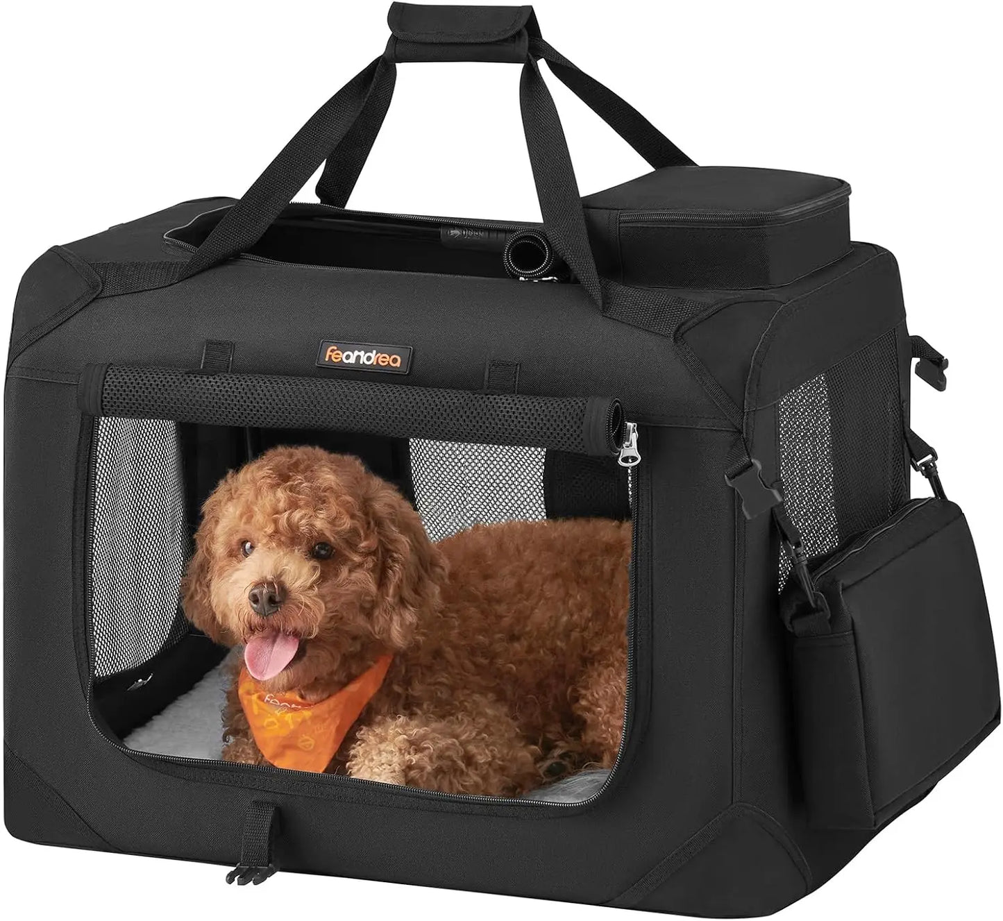 Collapsible Soft Dog Crate, Portable Travel Dog Carrier Kennel