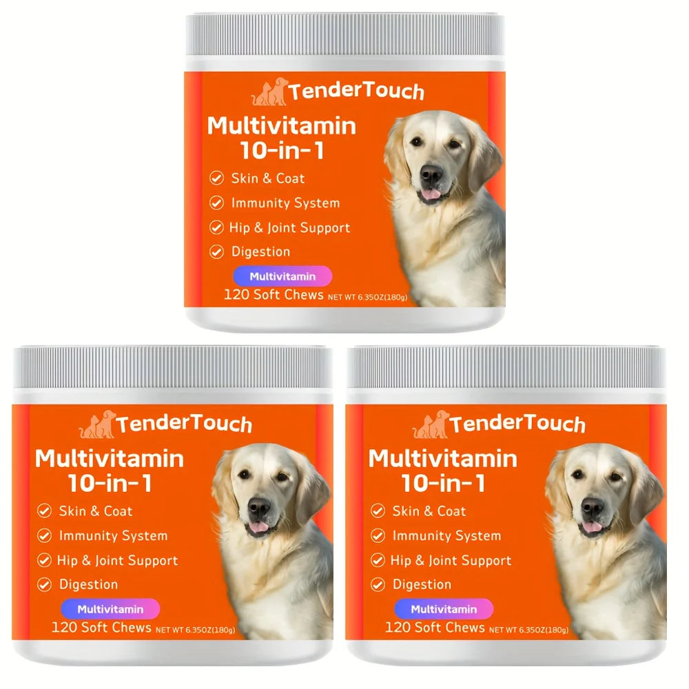 360 Chews 3 Pack TenderTouch Dog Multivitamin Supplement