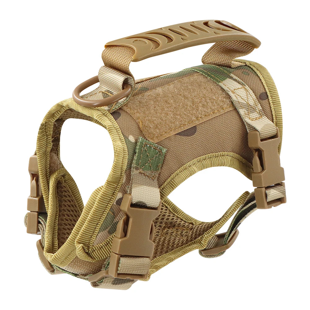 Tactical Cat Harness Leash Adjustable Puppy Vest For Small Dogs