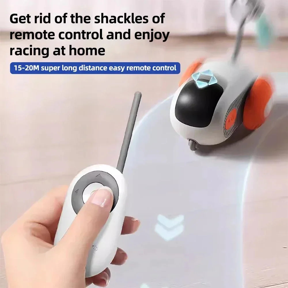 Automatic Rolling Remote Control Car Interactive Cats Toy