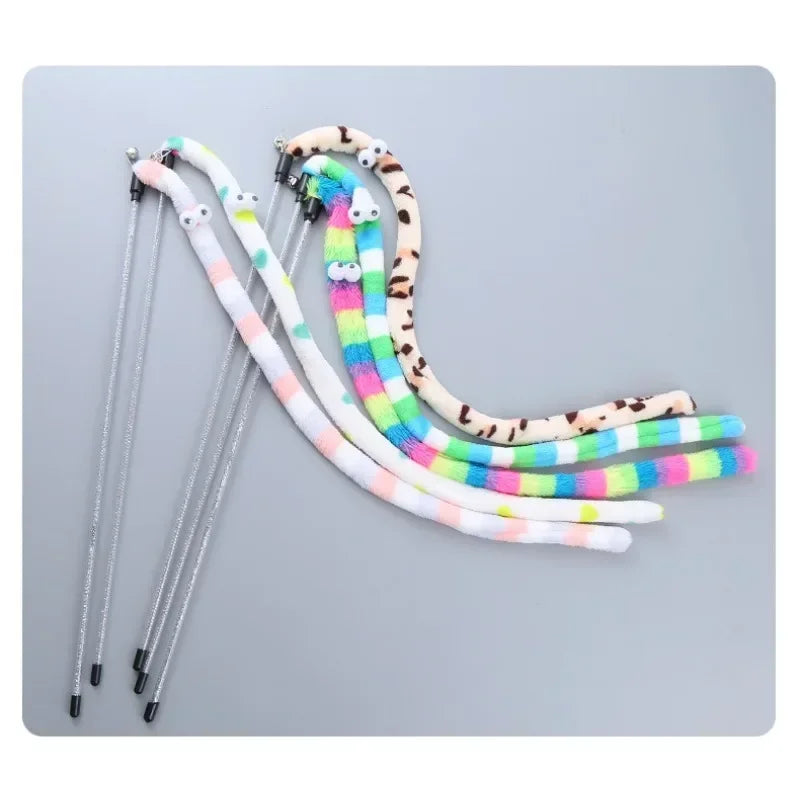 Cat Toy Feather Teaser Wand