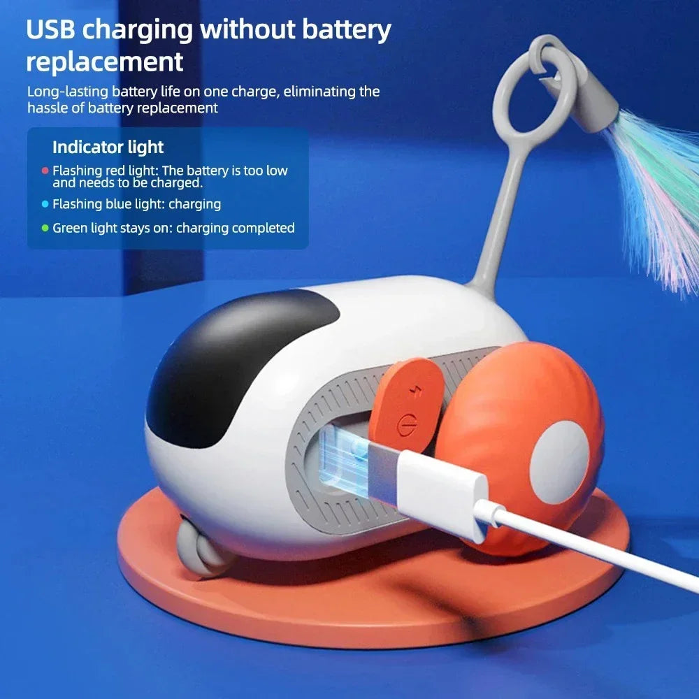 Automatic Rolling Remote Control Car Interactive Cats Toy
