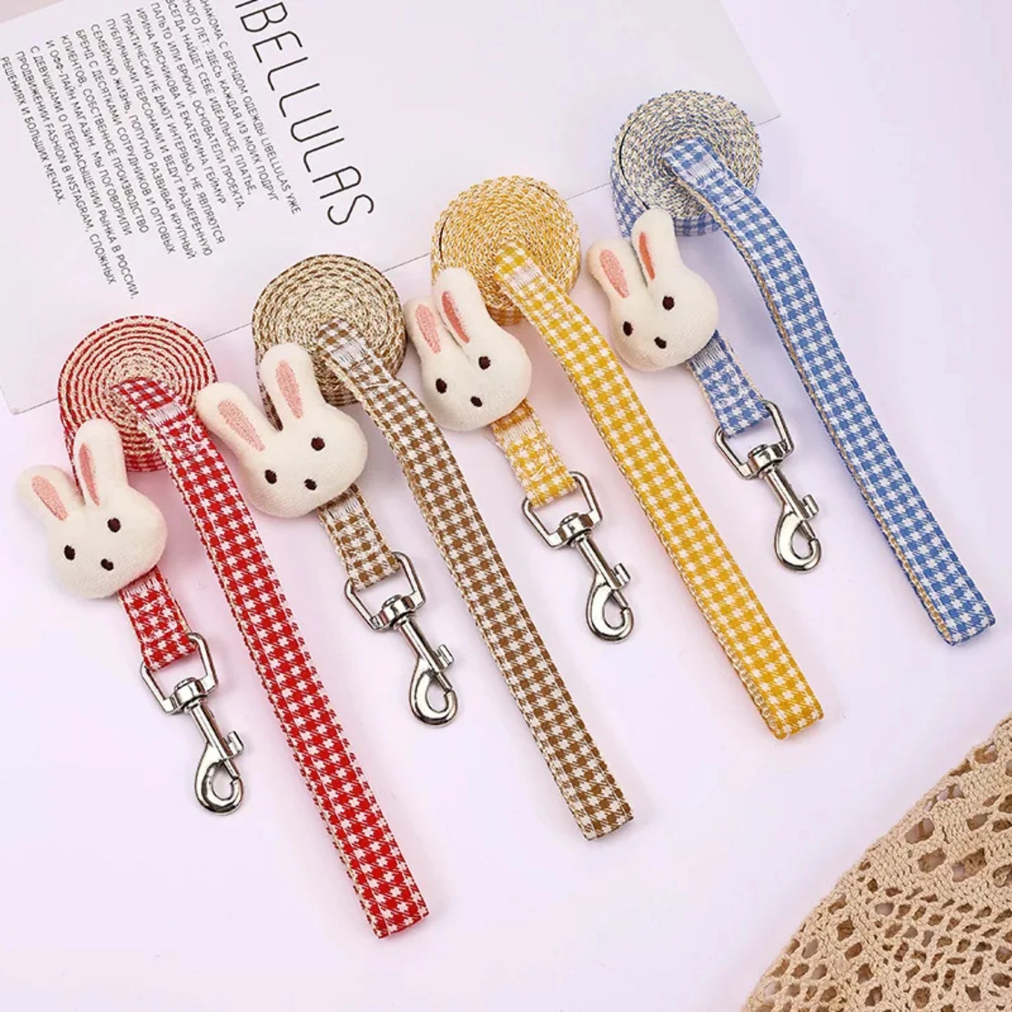 Adjustable Small Dog or Cat Harness and Leash Set