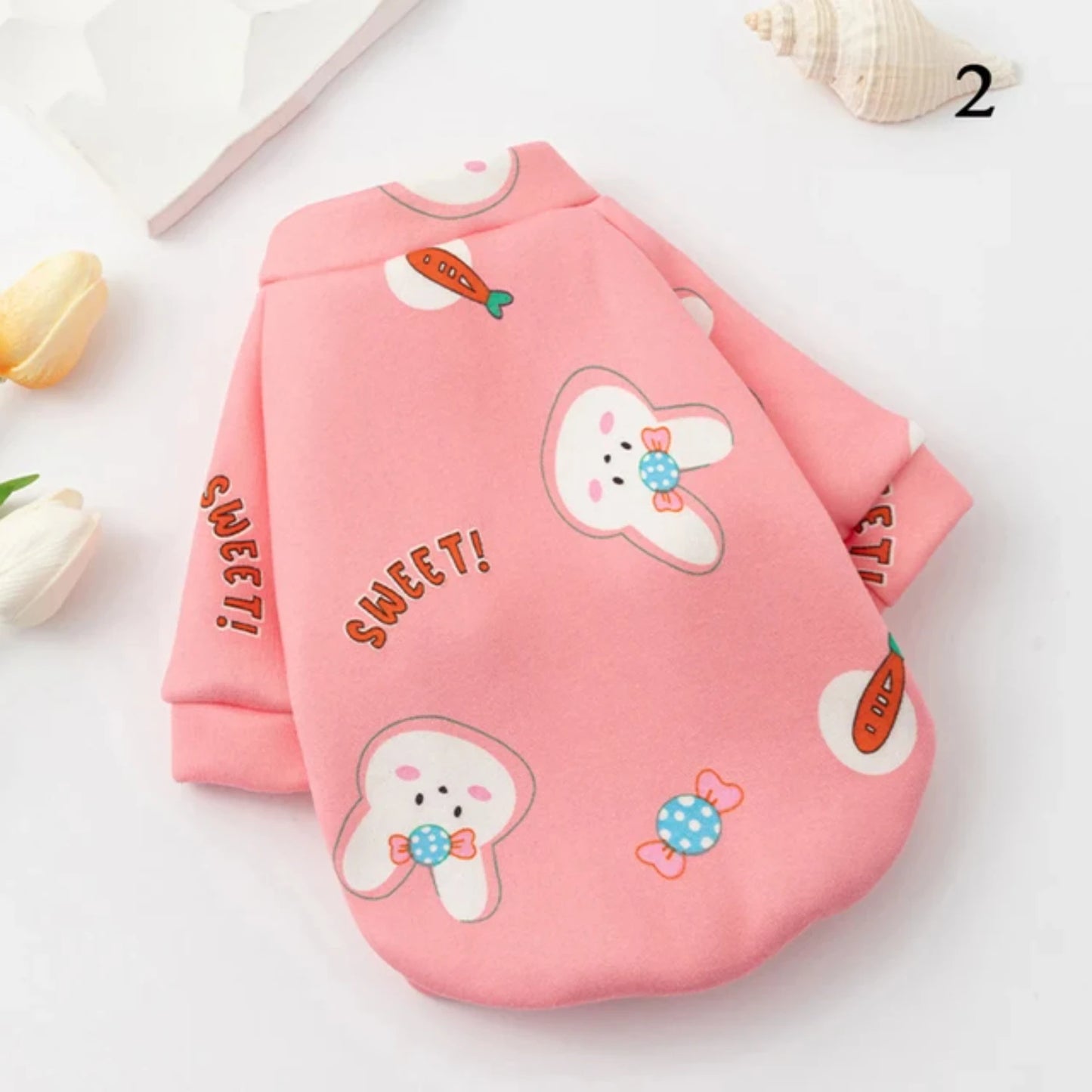 2PCS  Autumn Winter Dog Clothes