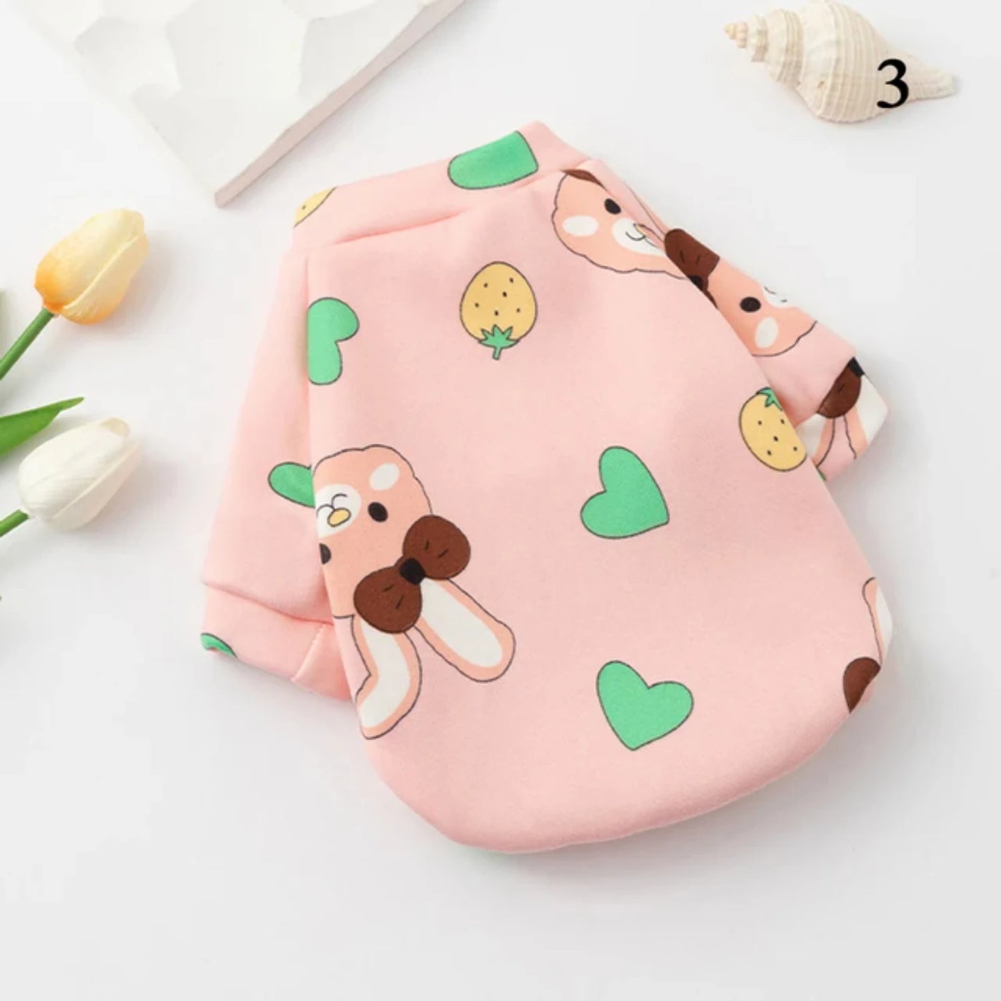 2PCS  Autumn Winter Dog Clothes