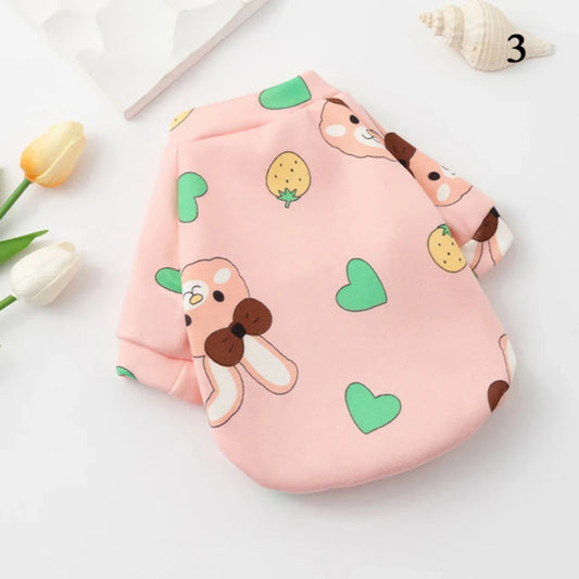 2PCS  Autumn Winter Dog Clothes
