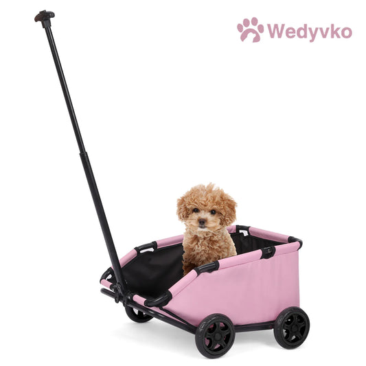 Folding Dog/Cat Stroller Lightweight 360° Rotating