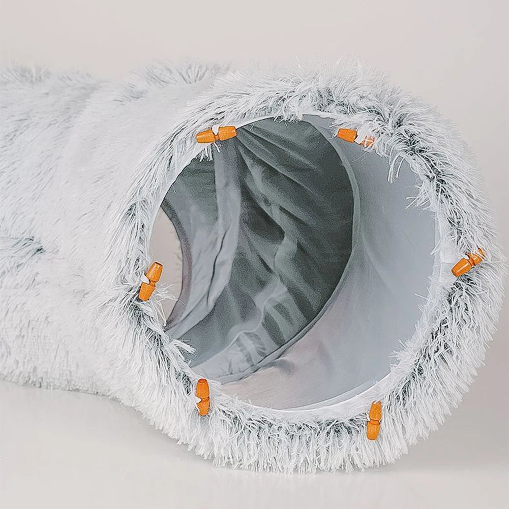 Winter Warm Cat House Soft Foldable Pet Sleeping Bed