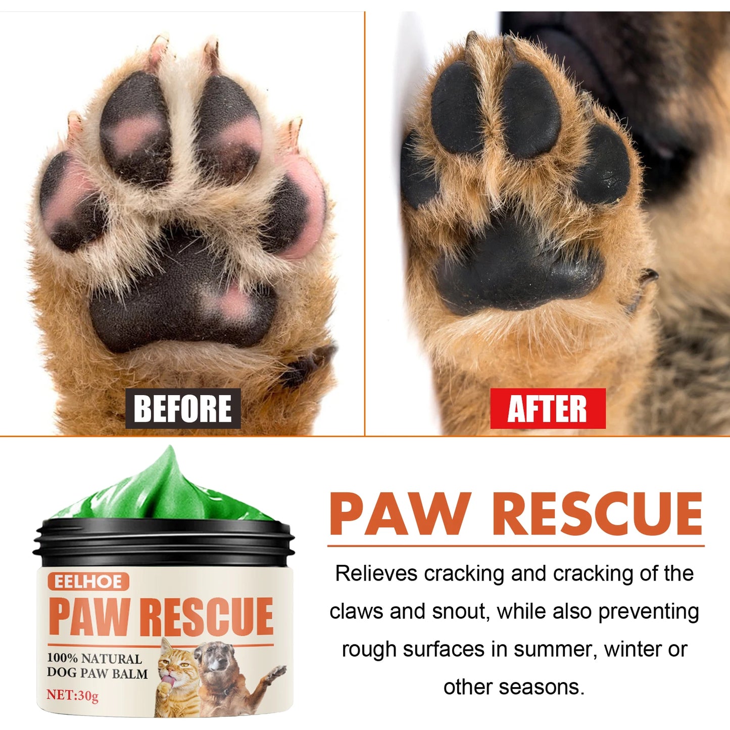 Pet Paw Cream 30g Dog and Cat Paw Protection Cream