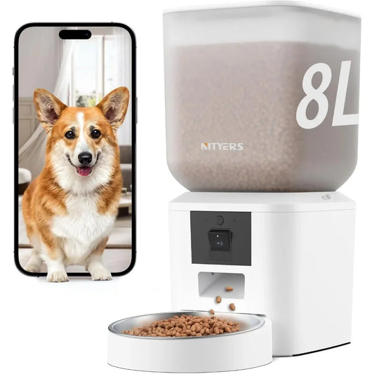 Automatic Dog and Cat Feeder Camera/Video Night Vision,