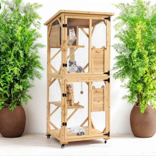 Indoor/Outdoor Catio, 4 Tiers