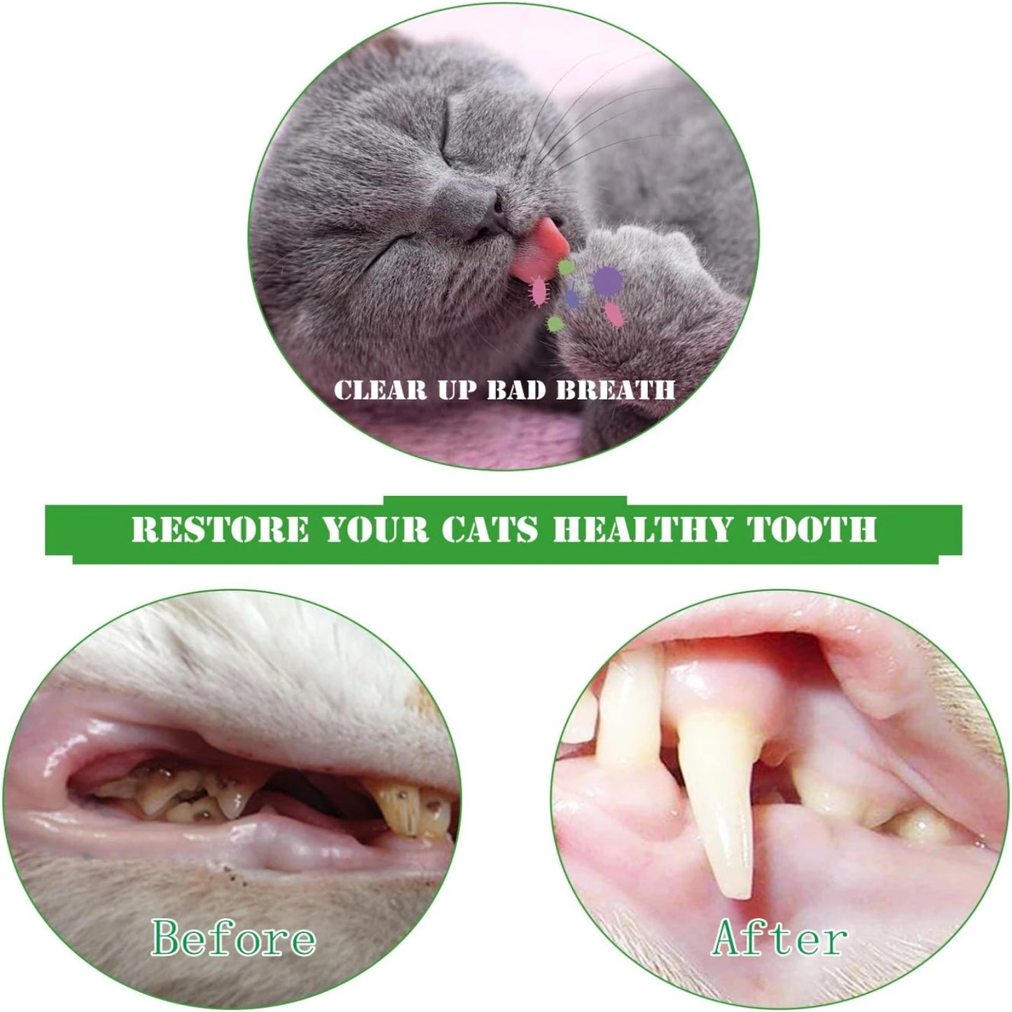 Safe Catnip Toothbrush Toy for Dental Care