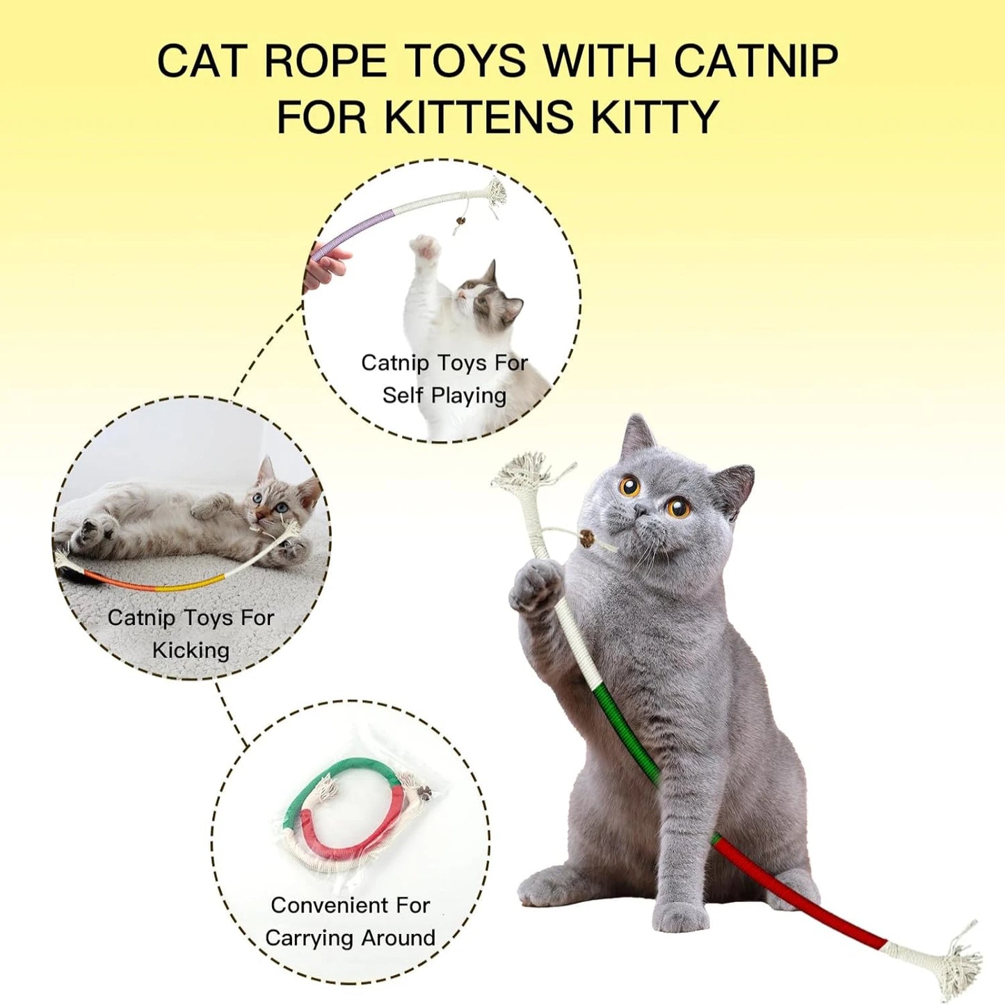 Interactive Catnip Chew Sticks