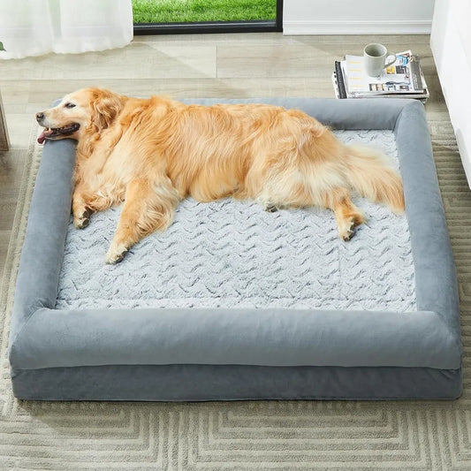 Extra Large Waterproof Dog Couch with Removable Cover