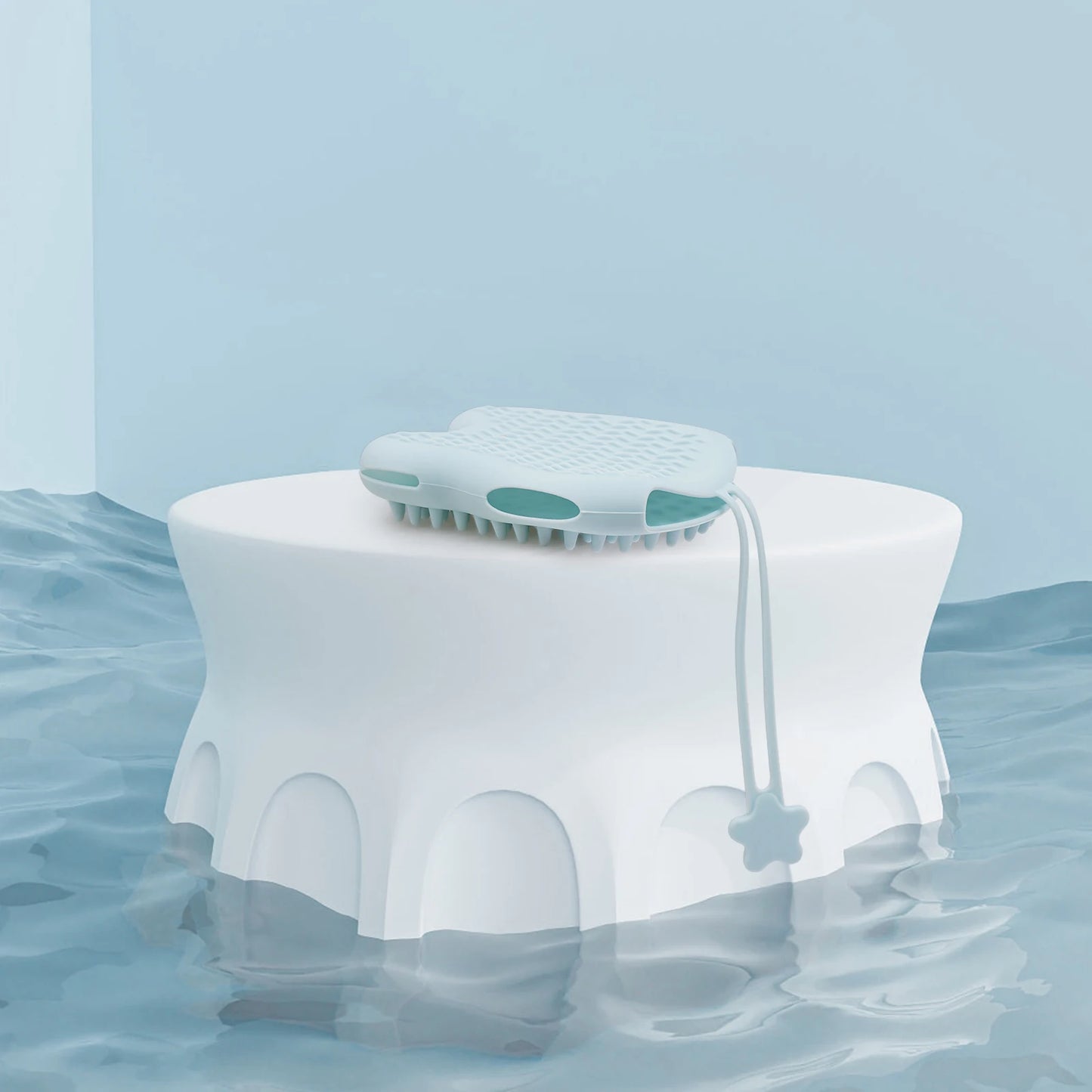 Pet Grooming Dryer Glove Cat Head Shape 2-in-1 Design