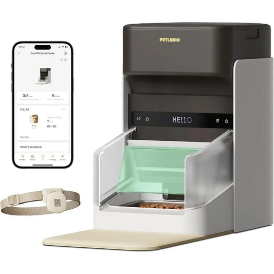 PETLIBRO Upgraded RFID Automatic Cat Feeder 3L Wi-Fi App Control