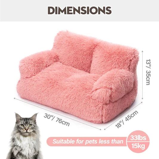 Mewoofun Dog Couch Small Dog Bed Removable Washable Cat Couch