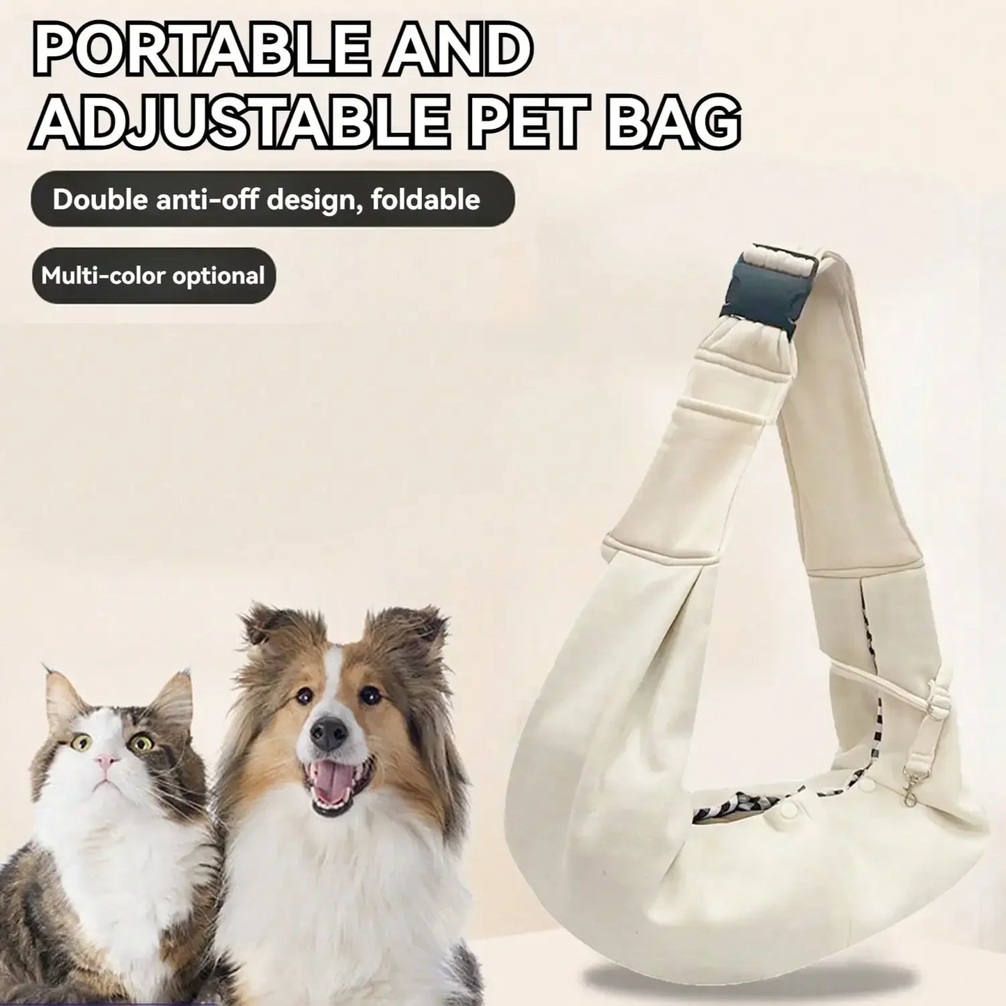 Pet Dog Sling Carrier Breathable Travel Safe Bag For Dogs Cats