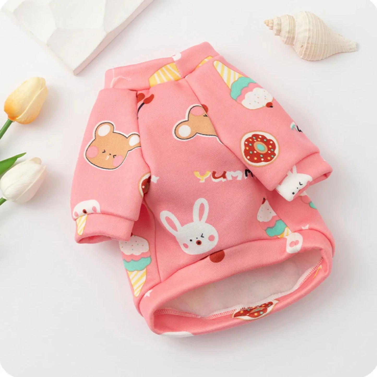 2PCS  Autumn Winter Dog Clothes