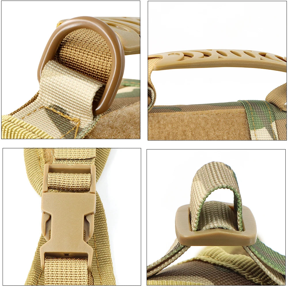 Tactical Cat Harness Leash Adjustable Puppy Vest For Small Dogs