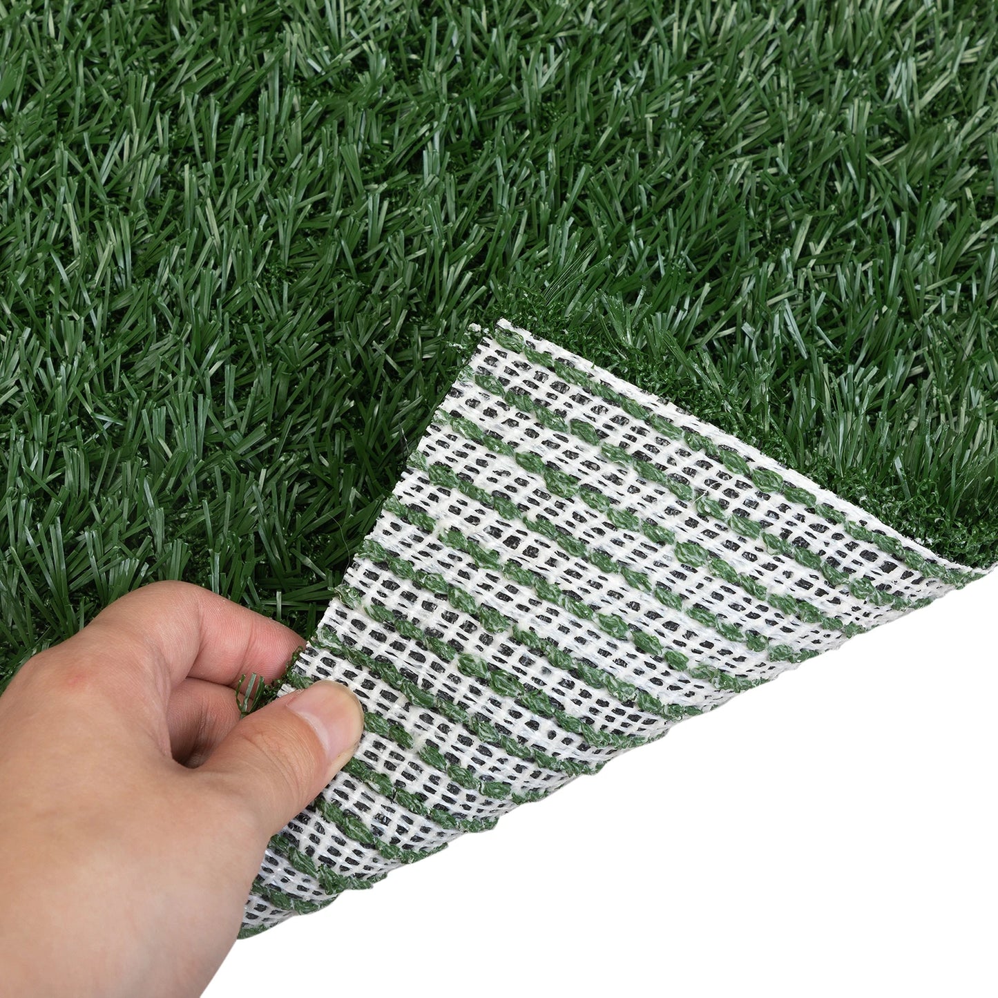 2PCS Realistic Artificial Grass Rug for Pet Potty Training
